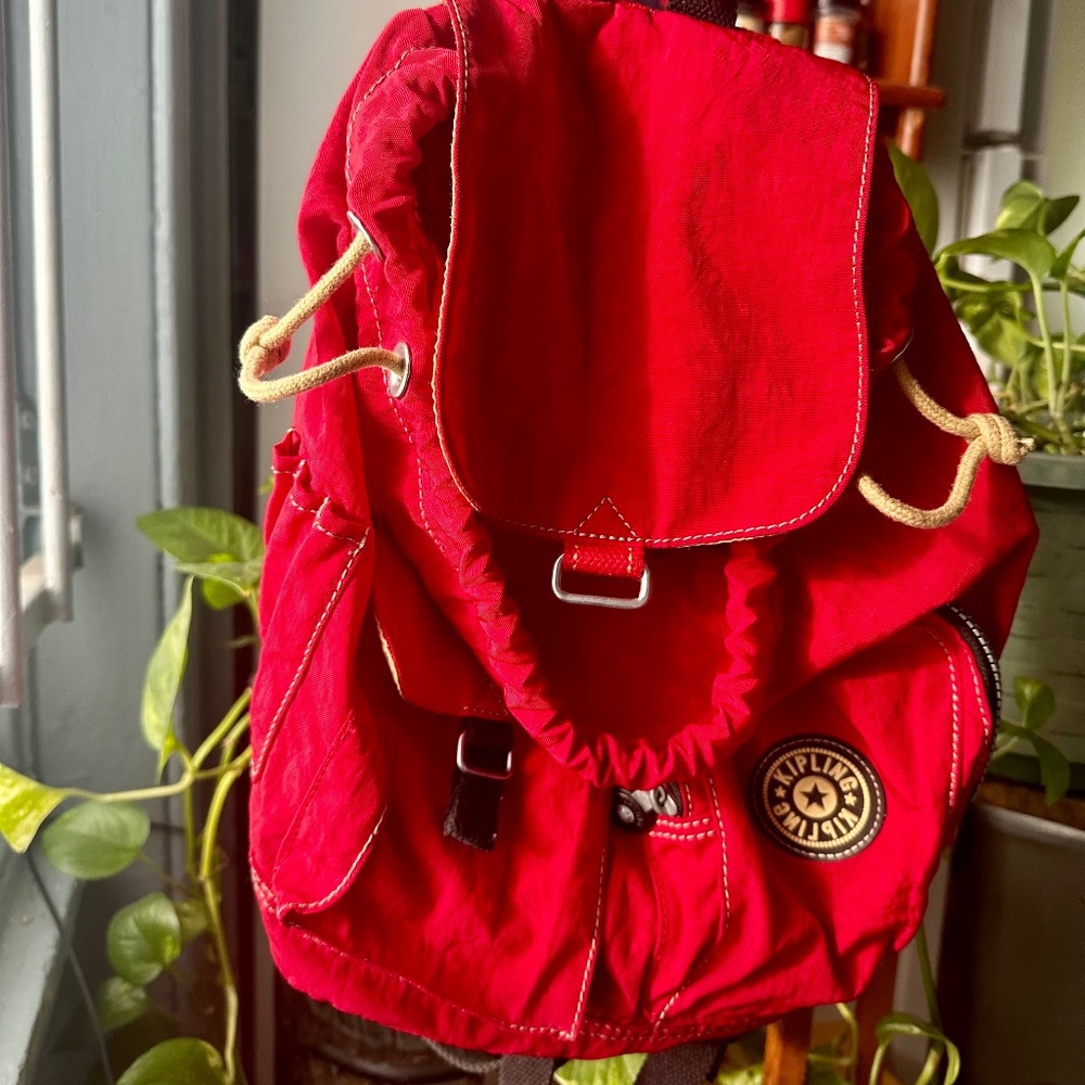 Kipling Red backpack
